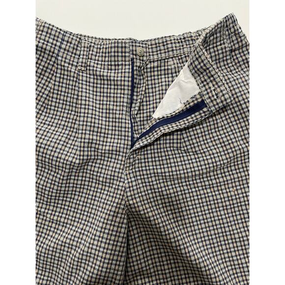 Lee Casuals Wrinkle Free  Plaid Shorts Size 16 - Picture 4 of 10